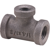 Tee, Reducing, Galvanized, 1" x 1/2" x 3/4" Maritime Industrial Rubber