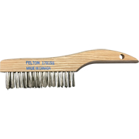 Brosses de nettoyage &agrave; manche en patin, Acier inoxydable, 4 x 16 rangs de fils, Longueur 10" Maritime Industrial Rubber