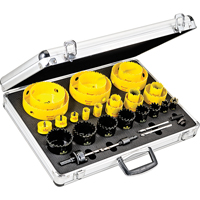 Electrician's Hole Saw Kits, 31 Pieces Maritime Industrial Rubber