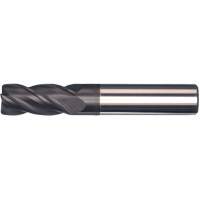 Unequal Helix End Mill, 1/2" Dia., 3" L, 4 Flutes, 1/2" Shank, Carbide Maritime Industrial Rubber