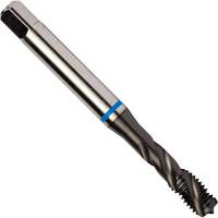 Taraud &agrave; cannelures h&eacute;licoidales Blue Shark, Acier rapide au cobalt, Filet de 1/4"-28, 3,15" l Maritime Industrial Rubber