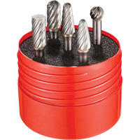 VA Cut Rotary Burr Set, 5 Pieces Maritime Industrial Rubber