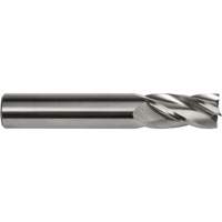 S134 End Mill, 1/8" Dia., 1-1/2" L, 4 Flutes, 1/8" Shank, Carbide Maritime Industrial Rubber