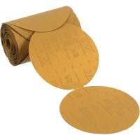 Stikit Gold Paper Sanding Disc Roll, 6" Dia., P120 Grit, Aluminum Oxide Maritime Industrial Rubber