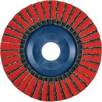 Disque &agrave; lamelles Twin Flap, 4-1/2" x 7/8", Type 27, Grain 40, C&eacute;ramique/Alumine de zirconium Maritime Industrial Rubber