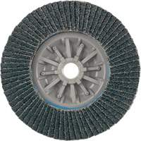 Disque &agrave; lamelles Long Life C-Trim, 4-1/2" x 5/8"-11, Type 27, Grain 40, Alumine de zirconium Maritime Industrial Rubber
