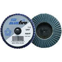 BlueFire&reg; R884P Mini Flap Disc, 2" x Type 27, 40 Grit, Zirconia Alumina Maritime Industrial Rubber