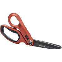 Cisaille pour ouvrier professionnel, 10", Poign&eacute;e Anneaux Maritime Industrial Rubber