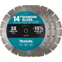Lame au diamant segment&eacute;e &agrave; usage g&eacute;n&eacute;ral pour entrepreneur Maritime Industrial Rubber