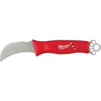 Couteau courb&eacute; de monteur de ligne avec anneau STICKWORK 3-en-1 Maritime Industrial Rubber