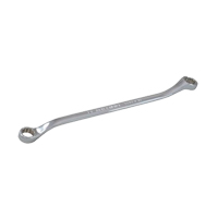 Cl&eacute; polygonale, 12 pans, 3/4" x 25/32", d&eacute;cal&eacute;es de 15°, Fini Chrome Maritime Industrial Rubber