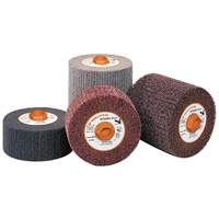Tambour de conditionnement de surface Blendex, 4-1/2" dia. x 2" la, 5/8"-11 Arbre, Grain Cors&eacute; Maritime Industrial Rubber