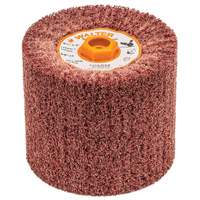 Tambour de conditionnement de surface Blendex, 4-1/2" dia. x 4" la, 5/8"-11 Arbre, Grain Cors&eacute; Maritime Industrial Rubber