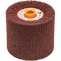 Tambour de conditionnement de surface Blendex, 4-1/2" dia. x 4" la, 5/8"-11 Arbre, Grain Moyen Maritime Industrial Rubber