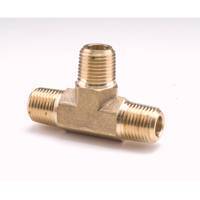 Male Pipe Tees, Brass, 1/2" Maritime Industrial Rubber