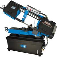 JHBS-916 Metal Bandsaw, Horizontal, 9" Round and 1-3/8" x 16" - 9" x 12" Rectangular Cutting Capacity Maritime Industrial Rubber