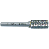 JET-KUT Cylindrical Shape Bur, 1/4" Dia., 1/4" Shank, 5/8" Depth of Cut Maritime Industrial Rubber