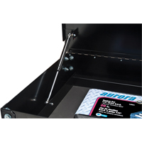 Chariot utilitaire, 4 tiroirs, 18" lo x 33" la x 39" h, Noir Maritime Industrial Rubber