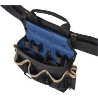 20 Pocket Tool Belt Combo, Polyester, Black Maritime Industrial Rubber