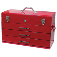 Tool Box, 9-3/5" D x 21-3/10" W x 14-1/2" H, Red Maritime Industrial Rubber