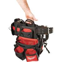 Ceinture de travail a/m&eacute;canisme de suspension pour entrepreneur, Nylon, Noir Maritime Industrial Rubber