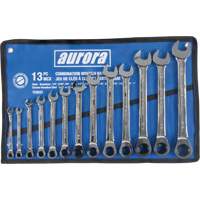 Fixed Head Wrench Set, 13 Pieces, Imperial Maritime Industrial Rubber