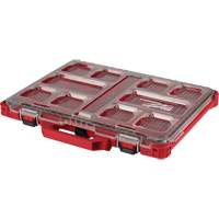 Organisateur profil&eacute; Packout, 19-3/4" x 16-2/5" x 2-1/2", Noir/Rouge Maritime Industrial Rubber