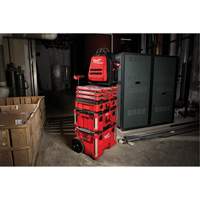 Sac &agrave; dos Packout, 15-3/4" lo x 11-4/5" la, Noir/Rouge, Balistique Maritime Industrial Rubber