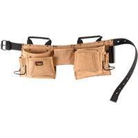 Constructor's Tool Belt, Leather, Tan Maritime Industrial Rubber