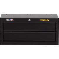 100 Series Middle Tool Chest, 26" W, 2 Drawers, Black Maritime Industrial Rubber