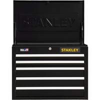300 Series Tool Chest, 26" W, 5 Drawers, Black Maritime Industrial Rubber