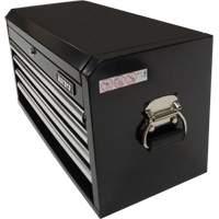 Industrial Tool Chest, 26" W, 4 Drawers, Black Maritime Industrial Rubber