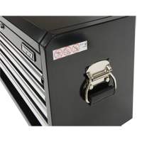 Industrial Tool Chest, 26" W, 4 Drawers, Black Maritime Industrial Rubber