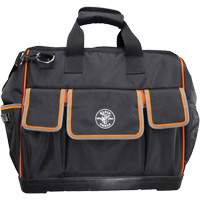Sac &agrave; outils avec grande ouverture Tradesman Pro, Nylon balistique, 42 pochettes, Noir Maritime Industrial Rubber