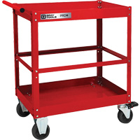 Chariot utilitaire robuste s&eacute;rie PRO+, 2 tiers, 30-1/5" x 38-1/3" x 19-1/2" Maritime Industrial Rubber