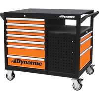 Chariot industriel, 2 tiers, 45" x 40" x 28-3/4" Maritime Industrial Rubber