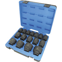 Jeu de douilles SAE &agrave; 6 pans PS1634, 16 Mcx, Chocs, Prise de 3/4" Maritime Industrial Rubber