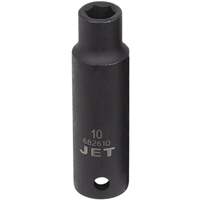 Douille, Chocs, 10 mm, Prise 1/2", 6 pans, Profond Maritime Industrial Rubber