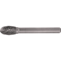 Fraises au carbure solide - Forme ovale CLEVELAND, SE-1, 1/4" dia., 1/4" Tige, 3/8" Prof. de la coupe Maritime Industrial Rubber