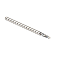 CLEVELAND Solid Carbide Burrs - Taper Shape Radius End 14°, 1/8" Shank Maritime Industrial Rubber