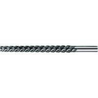 CLEVELAND High Spiral Spirex&reg; Taper Pin Reamer, #5 Drill, #5 Reamer, Spiral Flute, High Speed Steel, Taper Shank Maritime Industrial Rubber