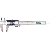 Electronic Digital Calipers, 0.001" (0.03 mm) Resolution, 0 - 6" (0 - 152 mm) Range Maritime Industrial Rubber