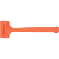 Dead Blow Hammer, 32 oz., Textured Grip, 13-1/4" L Maritime Industrial Rubber