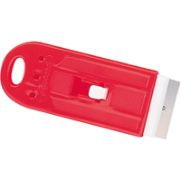 Retractable Razor Scrapers, High-Carbon Steel Blade, 1-1/2" Wide, Plastic Handle Maritime Industrial Rubber