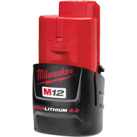 M12 Redlithium 2.0 Battery, Lithium-Ion, 12 V, 2 A Maritime Industrial Rubber