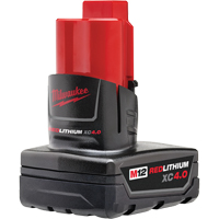 M12 Redlithium 4.0 Battery, Lithium-Ion, 12 V, 4 A Maritime Industrial Rubber