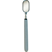 Miroir d'inspection, Ovale, 1-1/2" lo x 1-1/4" la, T&eacute;lescopique Maritime Industrial Rubber
