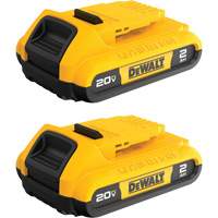 Max* Compact Batteries, Lithium-Ion, 20 V, 2 A Maritime Industrial Rubber