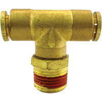P.T.C. Swivel Male Branch Tees, Brass, 1/8" Maritime Industrial Rubber