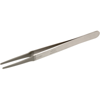Tweezers - Flat Round Tips, Straight - 4.75" (120 mm) Maritime Industrial Rubber